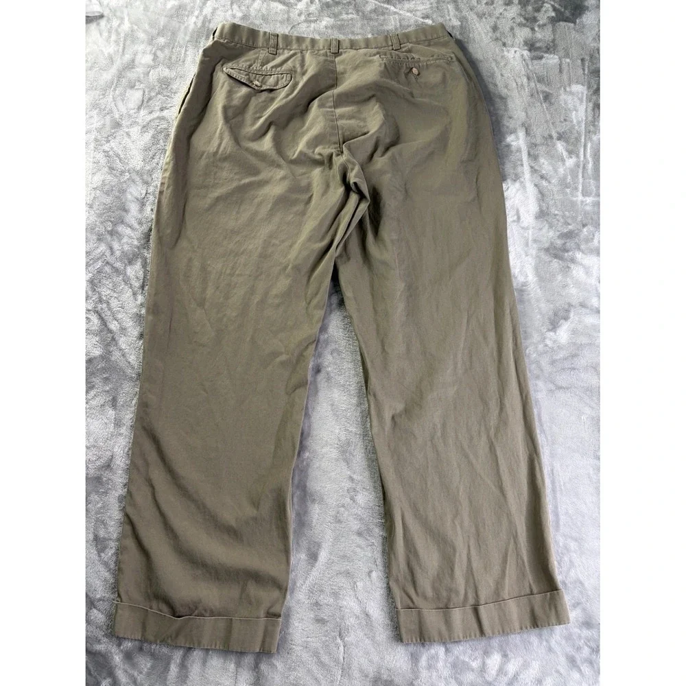 Polo Ralph Lauren Andrew Pant Mens Size 38 Tan Pleated Chino Pants